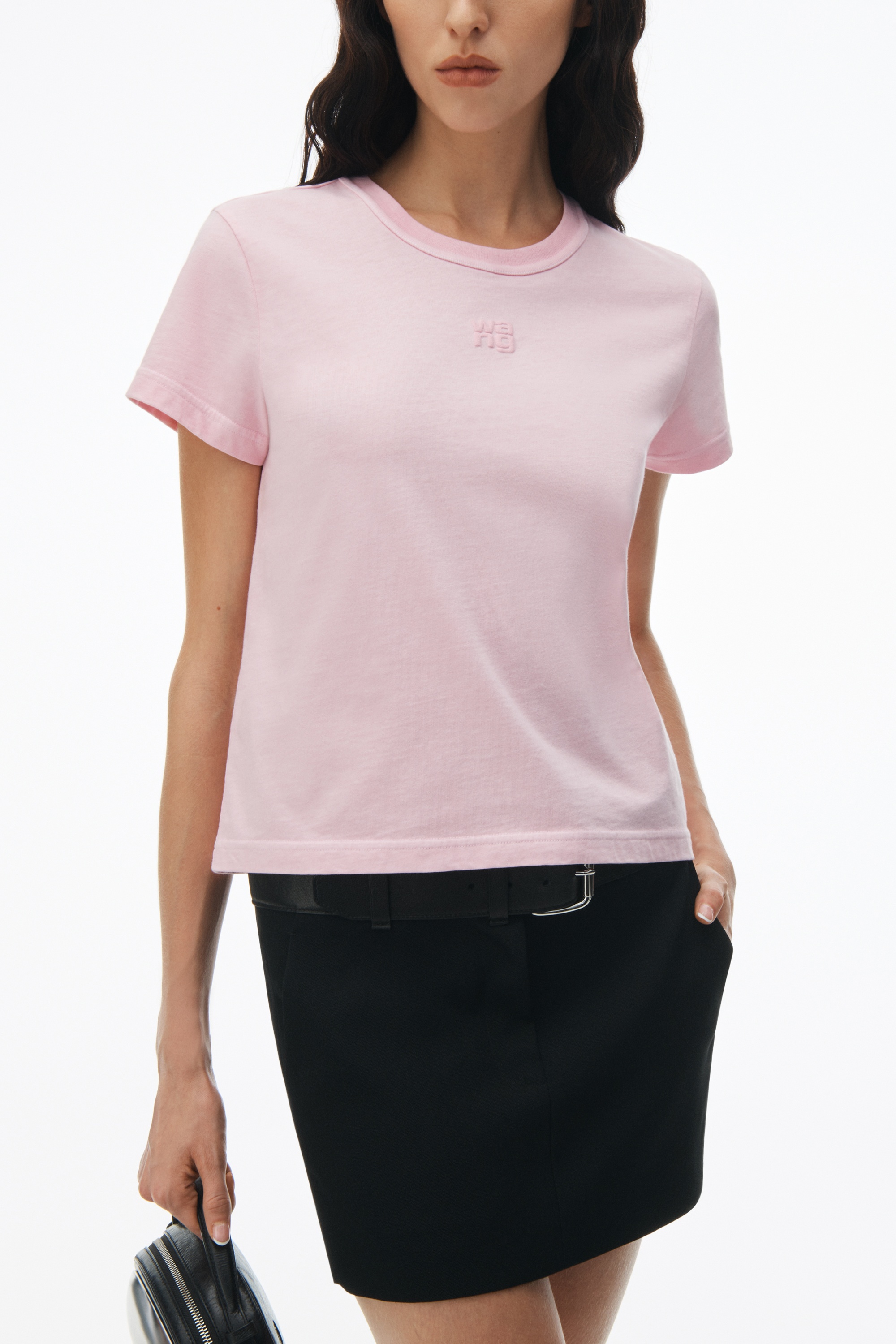 Puff logo shrunken tee in cotton jersey - 3