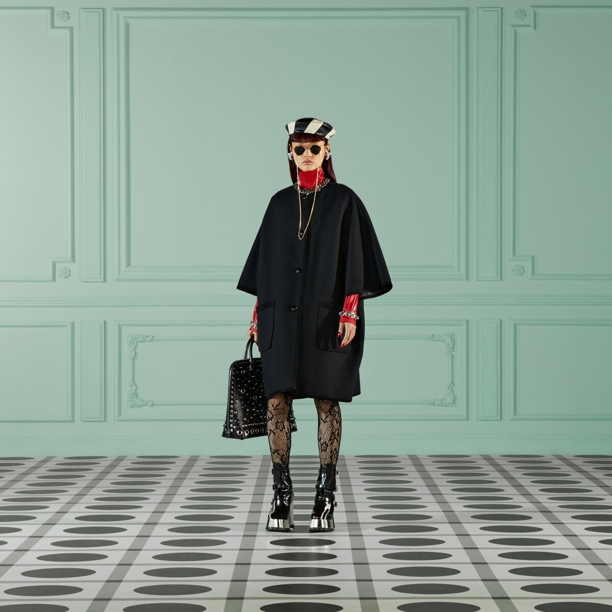 コート GUCCI GG WOOL REVERSIBLE COAT Reversible GG wool coat in camel and beige | GUCCI® US
