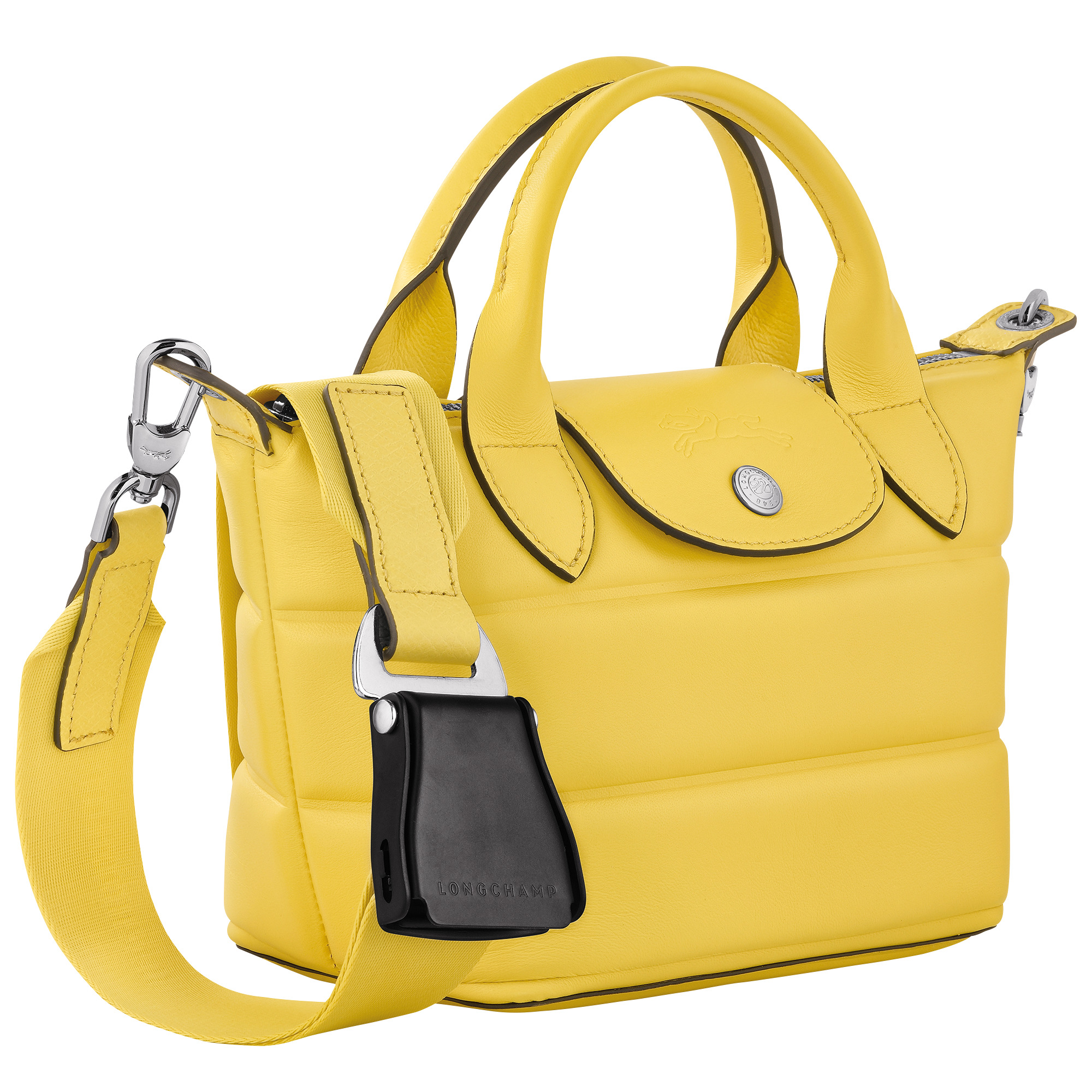 Le Pliage Xtra XS Handbag Yellow - Leather - 3