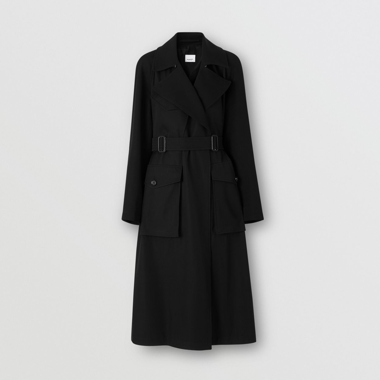 Technical Wool Tielocken Coat - 1