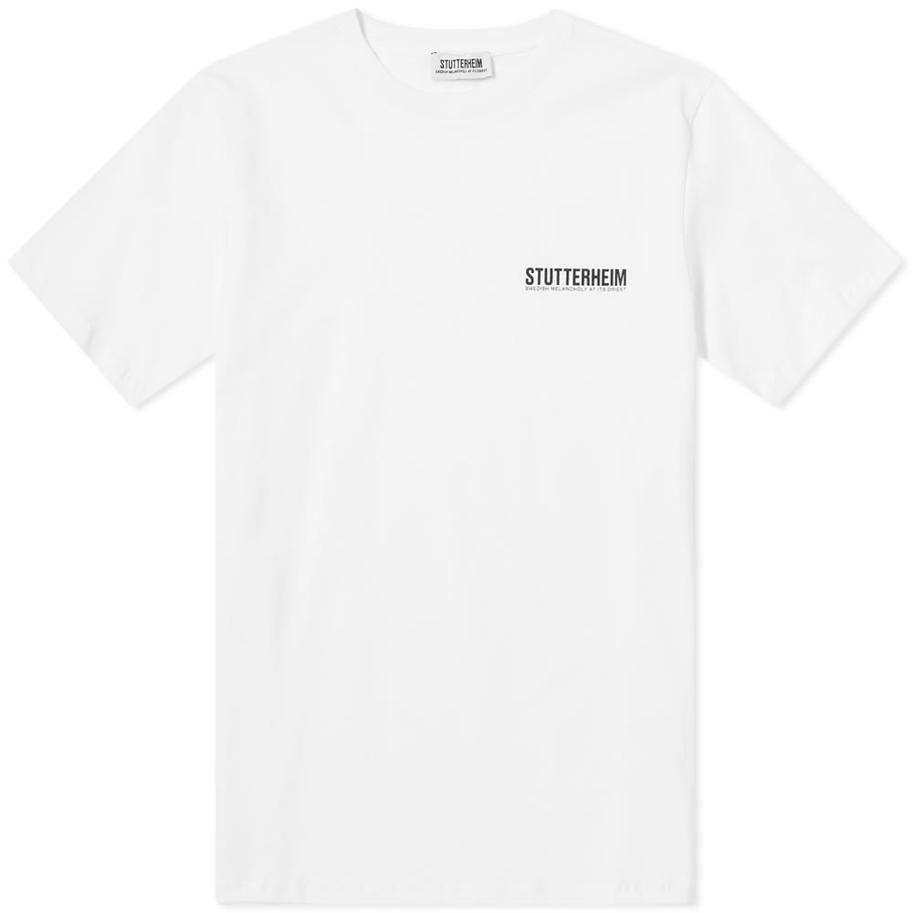 Stutterheim Vadstena Logo Print Tee - 1