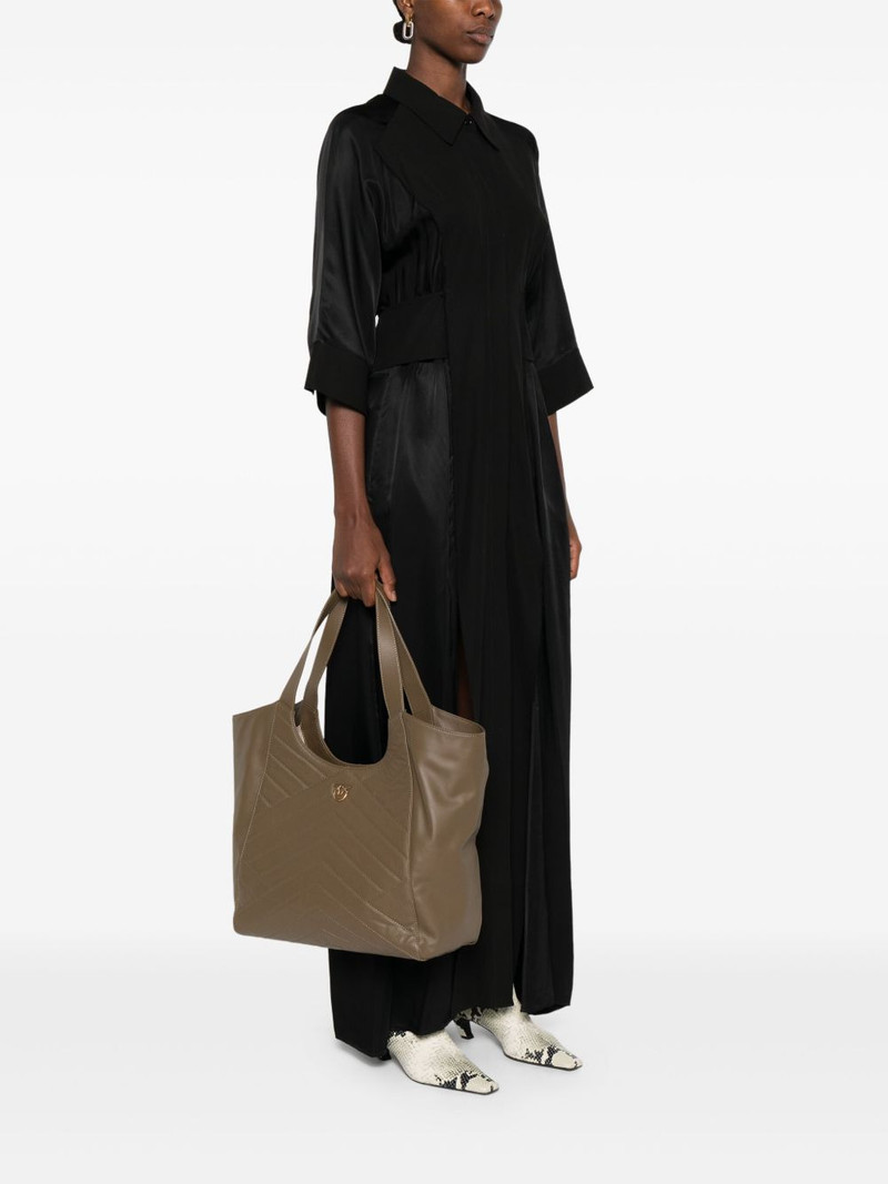 PINKO Love Birds-plaque tote bag outlook