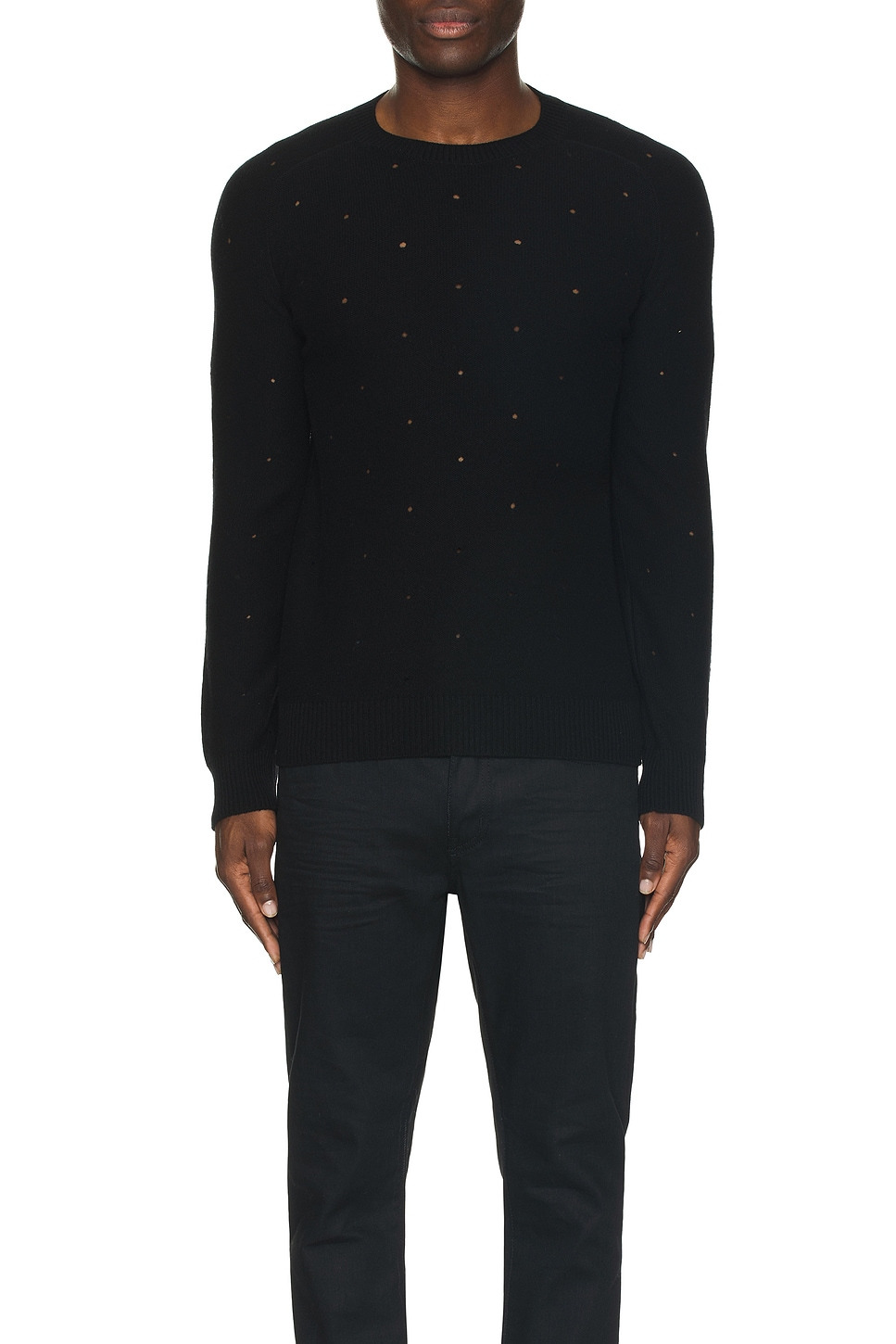 Pull Col Rond Manche - 4