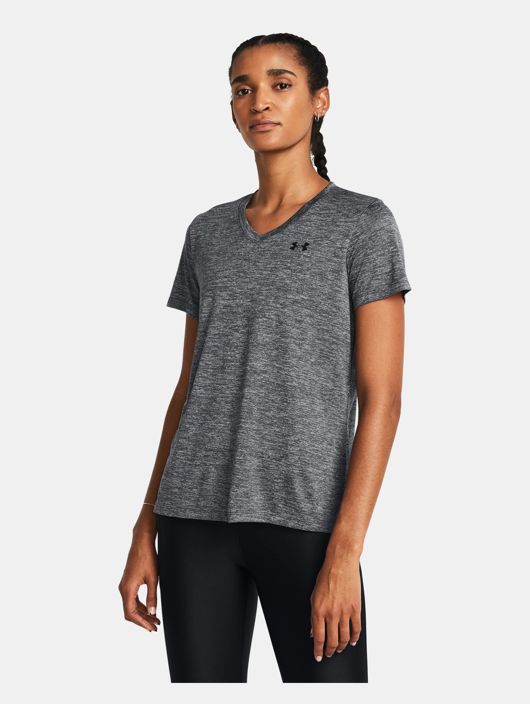 Women's UA Tech™ Twist V-Neck Short Sleeve - 2