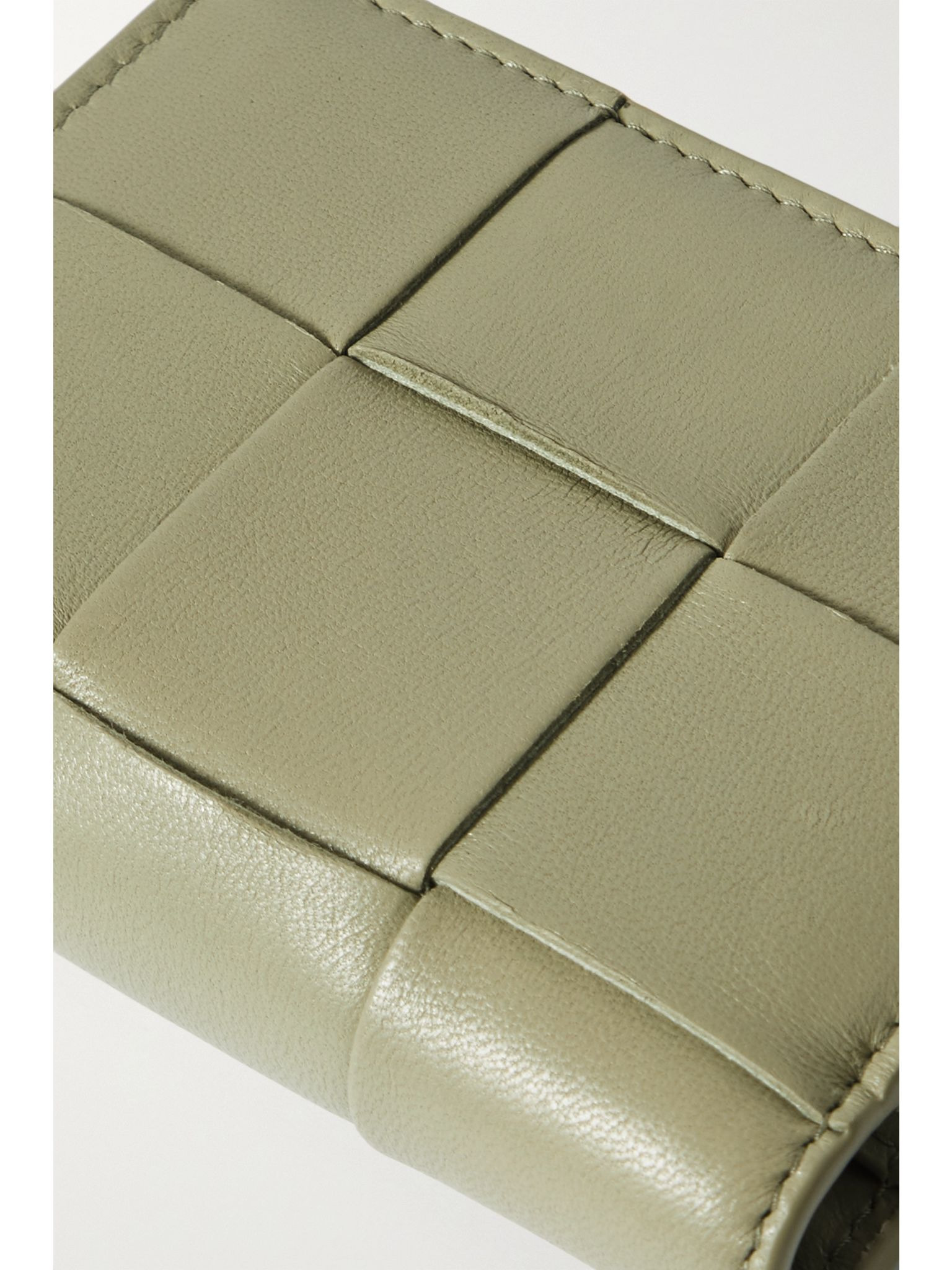 Cassette intrecciato leather wallet Green - 4