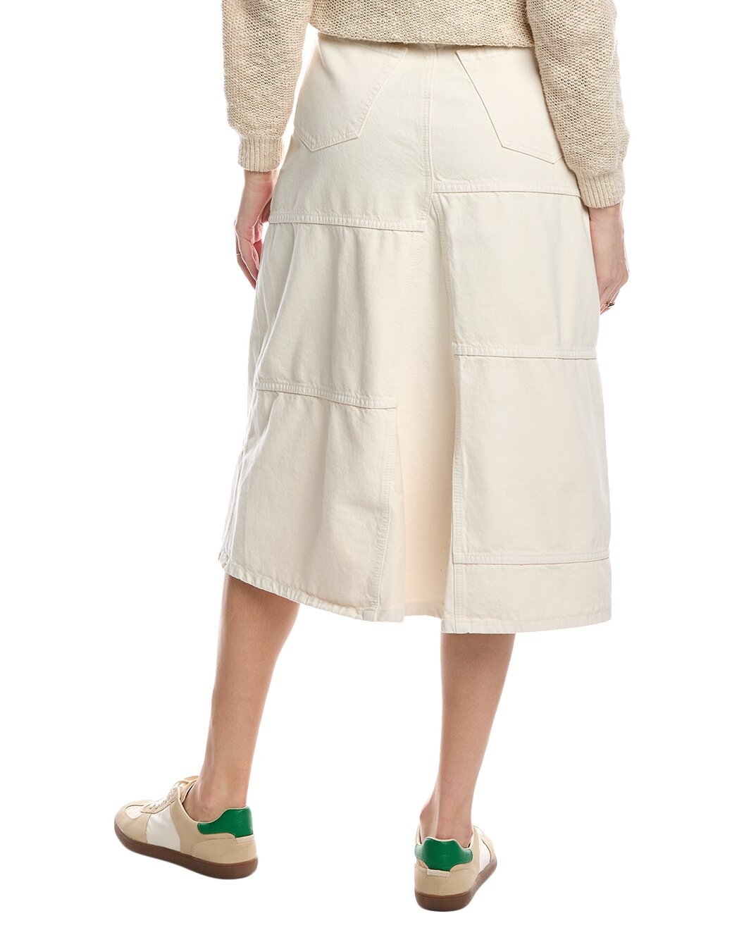 RE/DONE Mid-Rise Seamed Skirt - 2