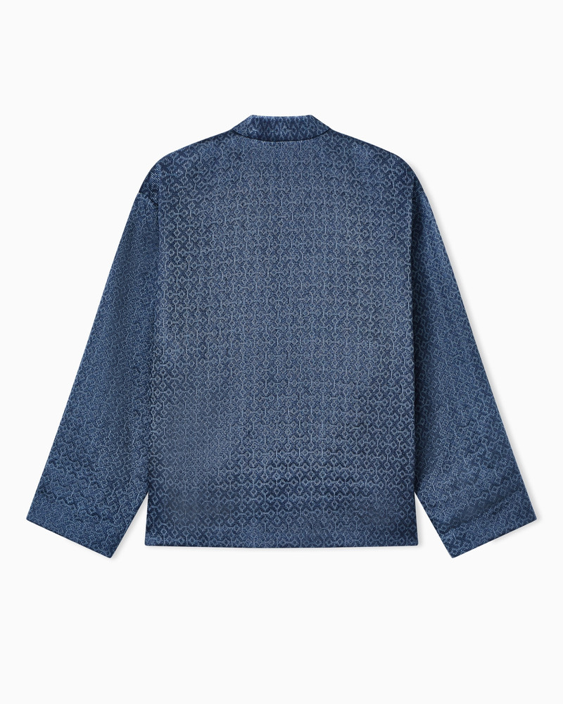 SHIRT JACKET IN PRINTED LINEN AND VISCOSE 3