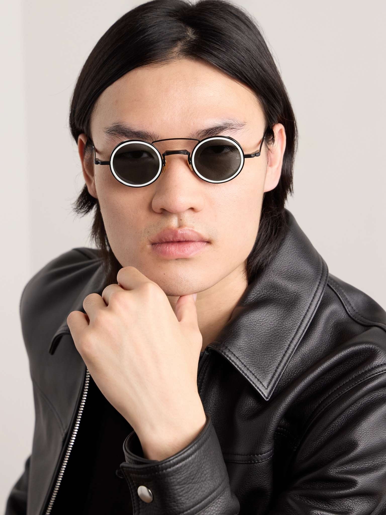 Ringo Round-Frame Metal and Acetate Sunglasses - 2