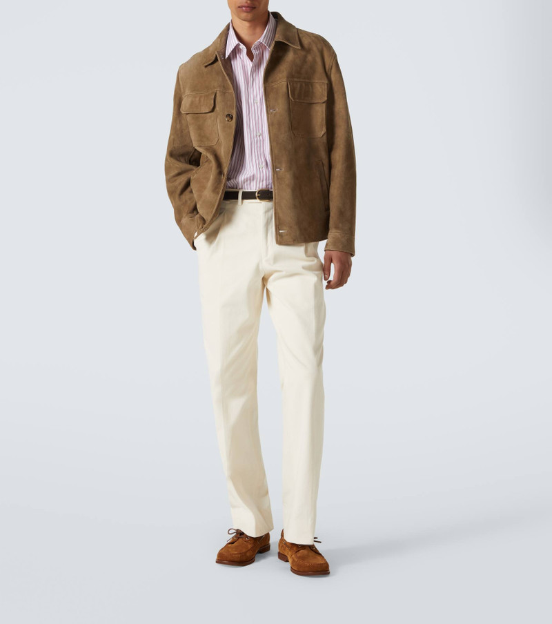 Gianvito Rossi Vandé suede boat shoes outlook