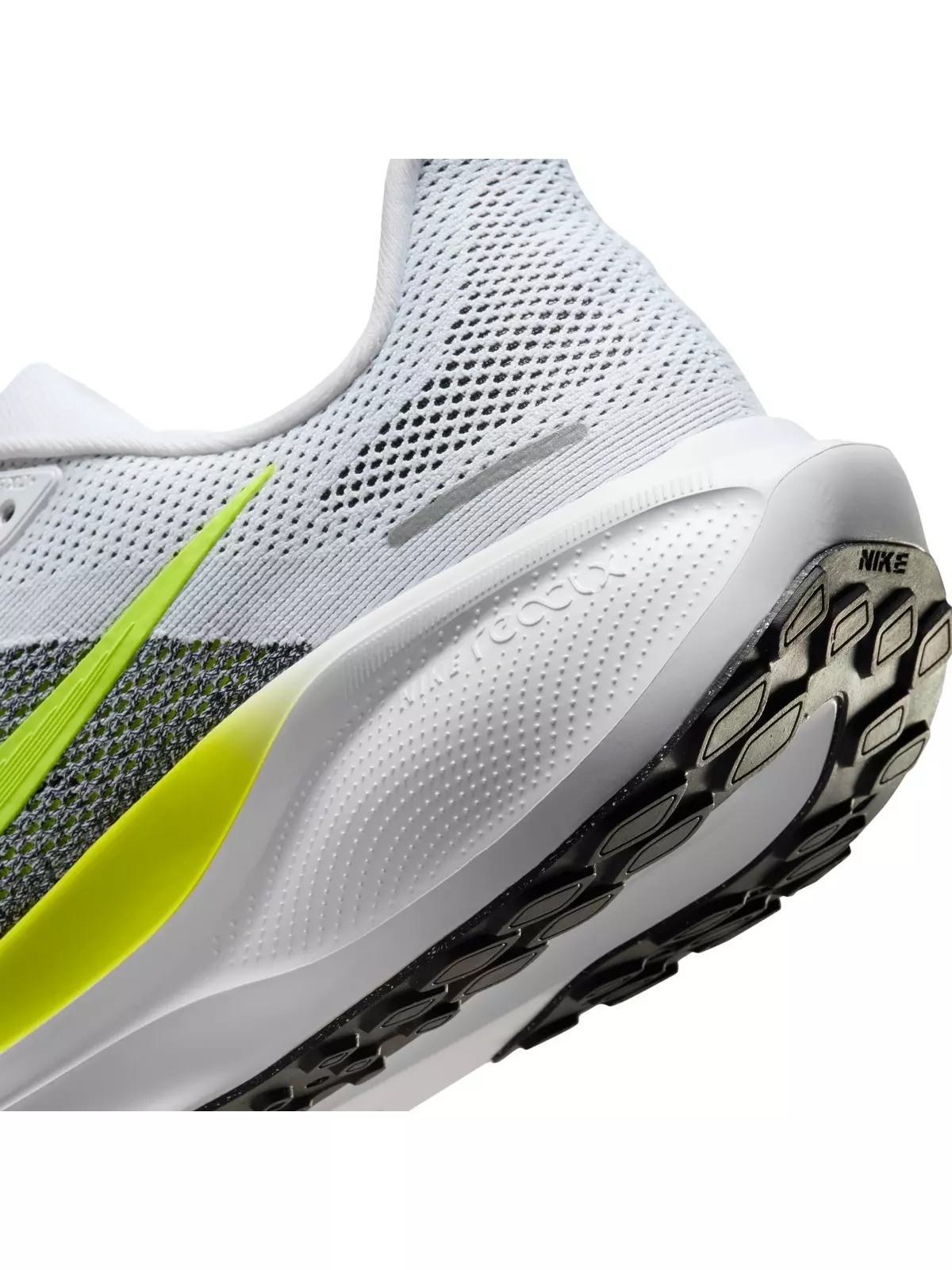 Pegasus 41 "White/Black/Volt" Men's Running Shoe - 8