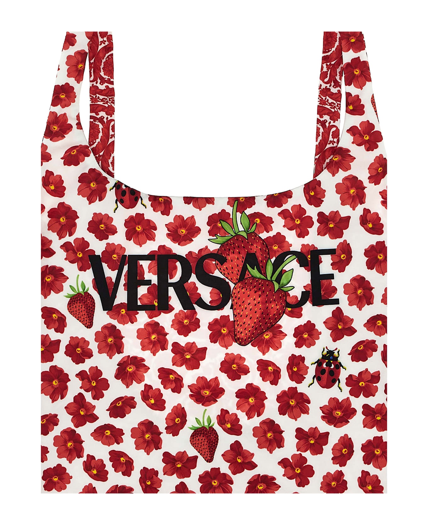 VERSACE Reversible 'strawberry Garden' Swimsuit | italist