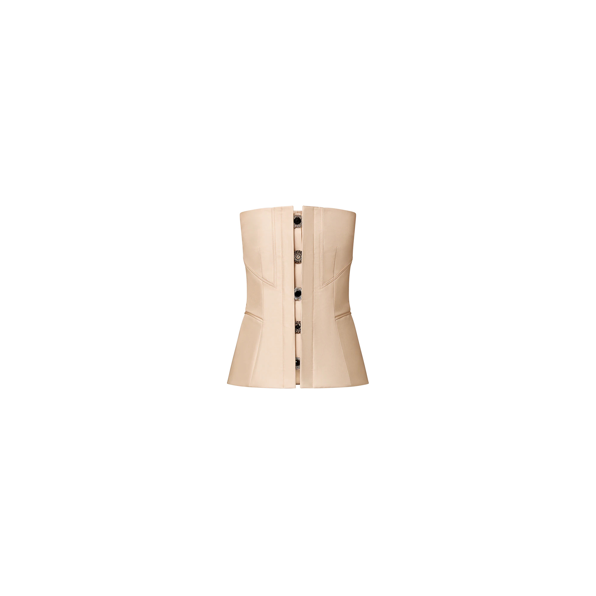 Jewel Button Corset Top - 1