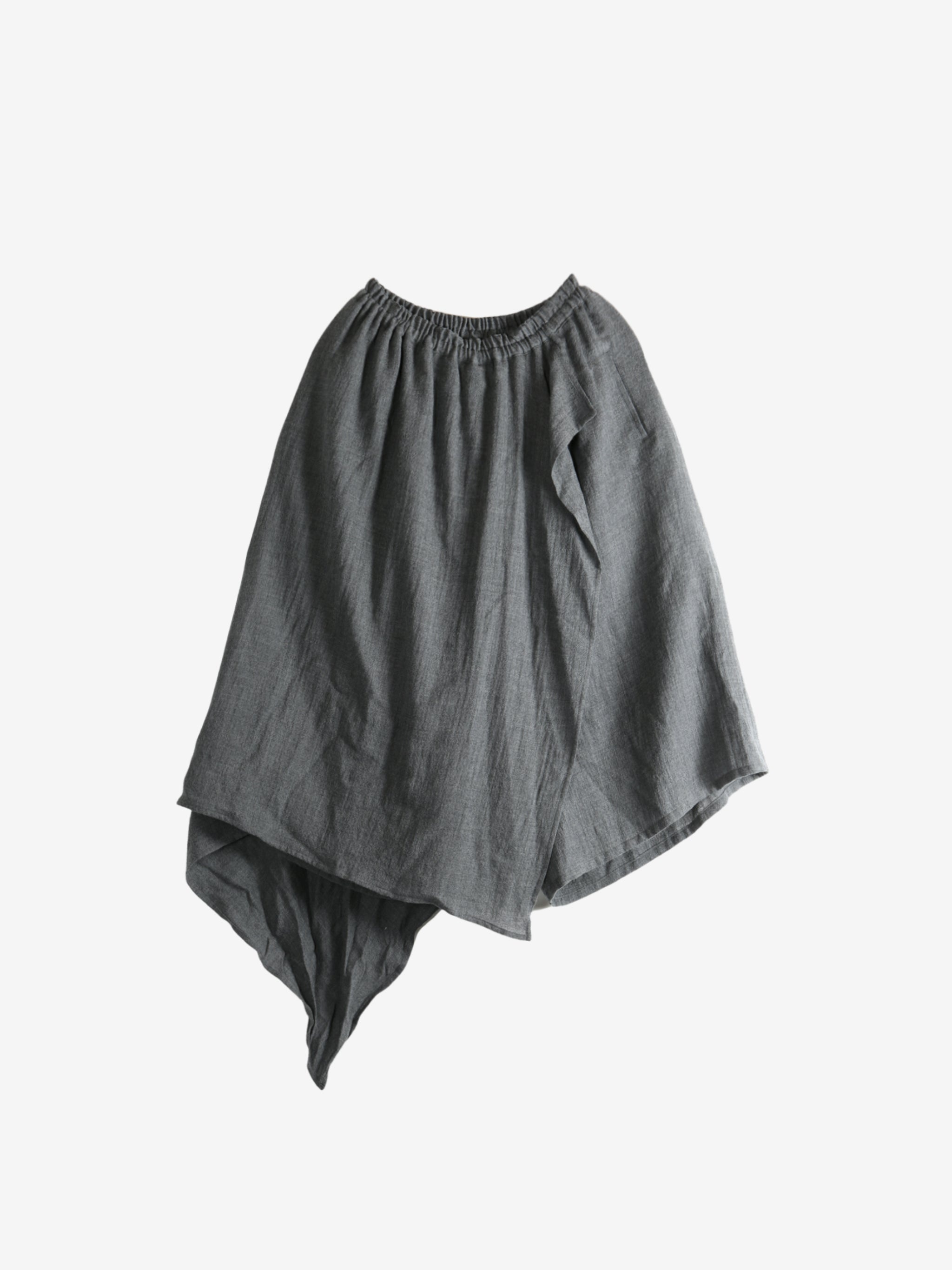 Y'S - Women Y-Pants w/ Scarf Fabric Skirts - 4