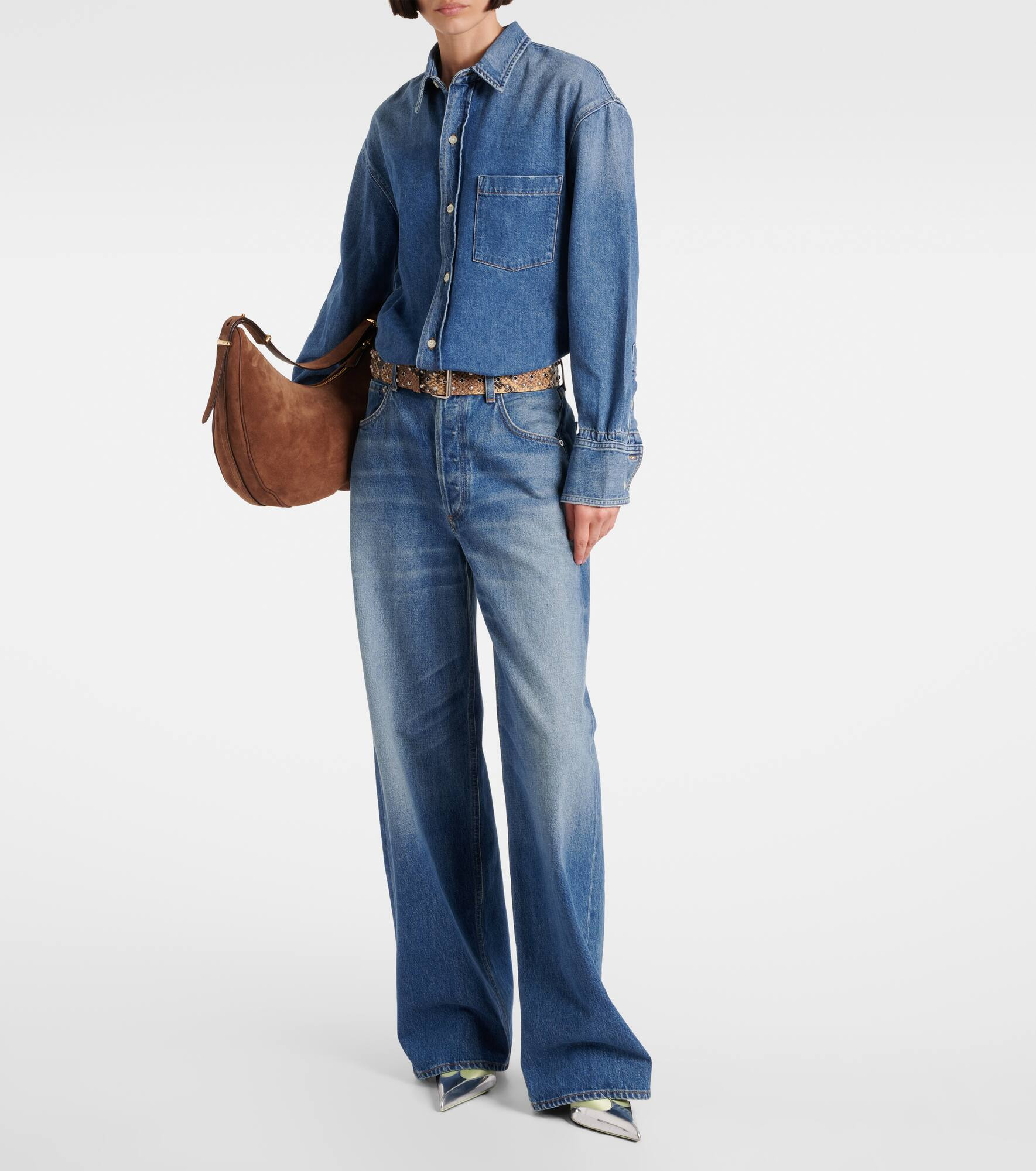 x Argent Harris denim shirt - 2