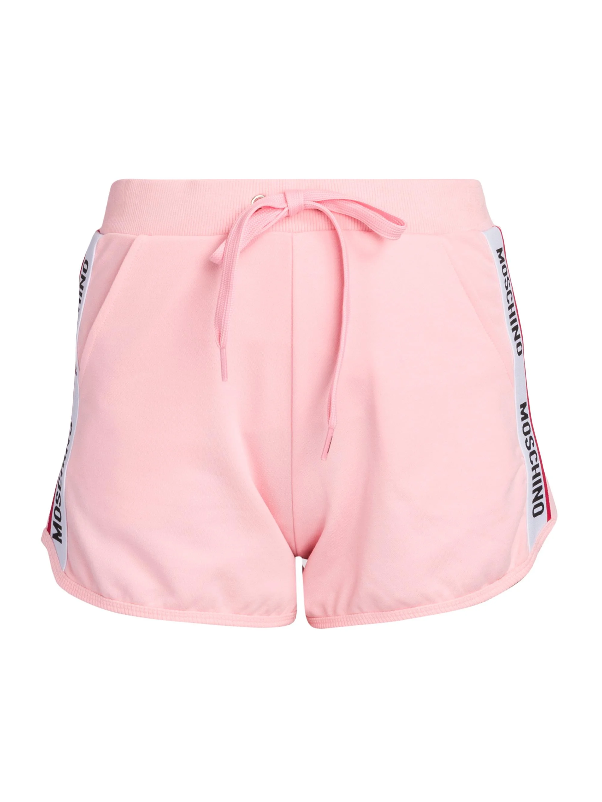 Women's Stretch-Cotton Track Shorts - Pink - 1