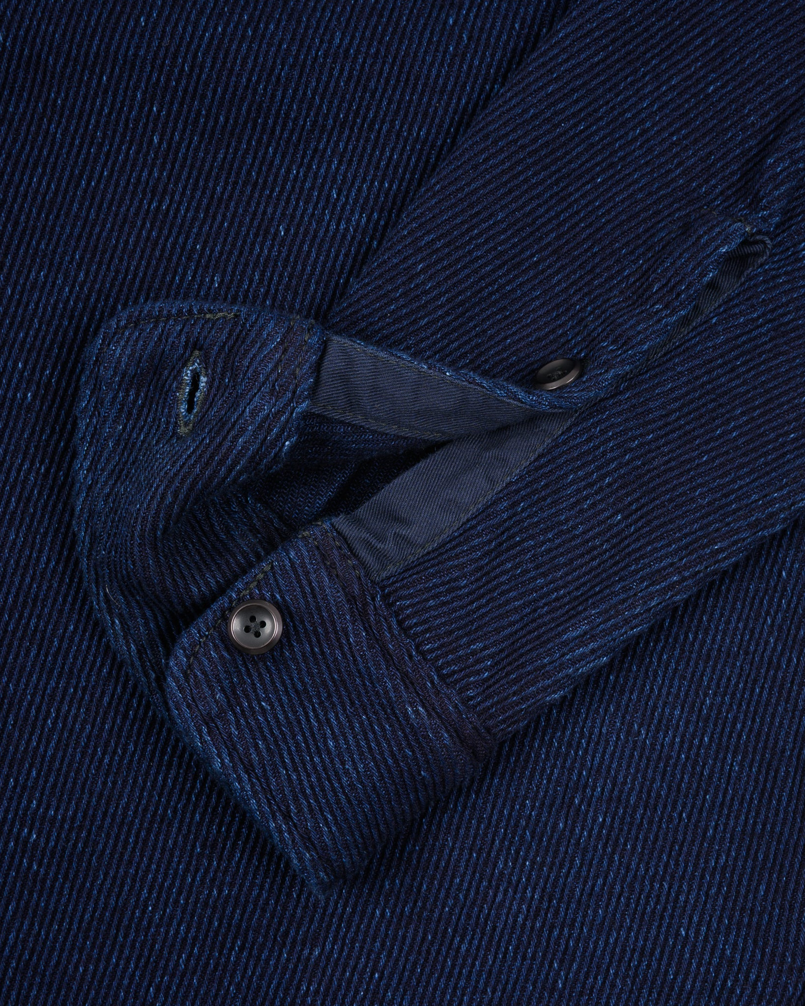 IHSH-288-IND 14oz Kersey Work Shirt - Indigo - 10
