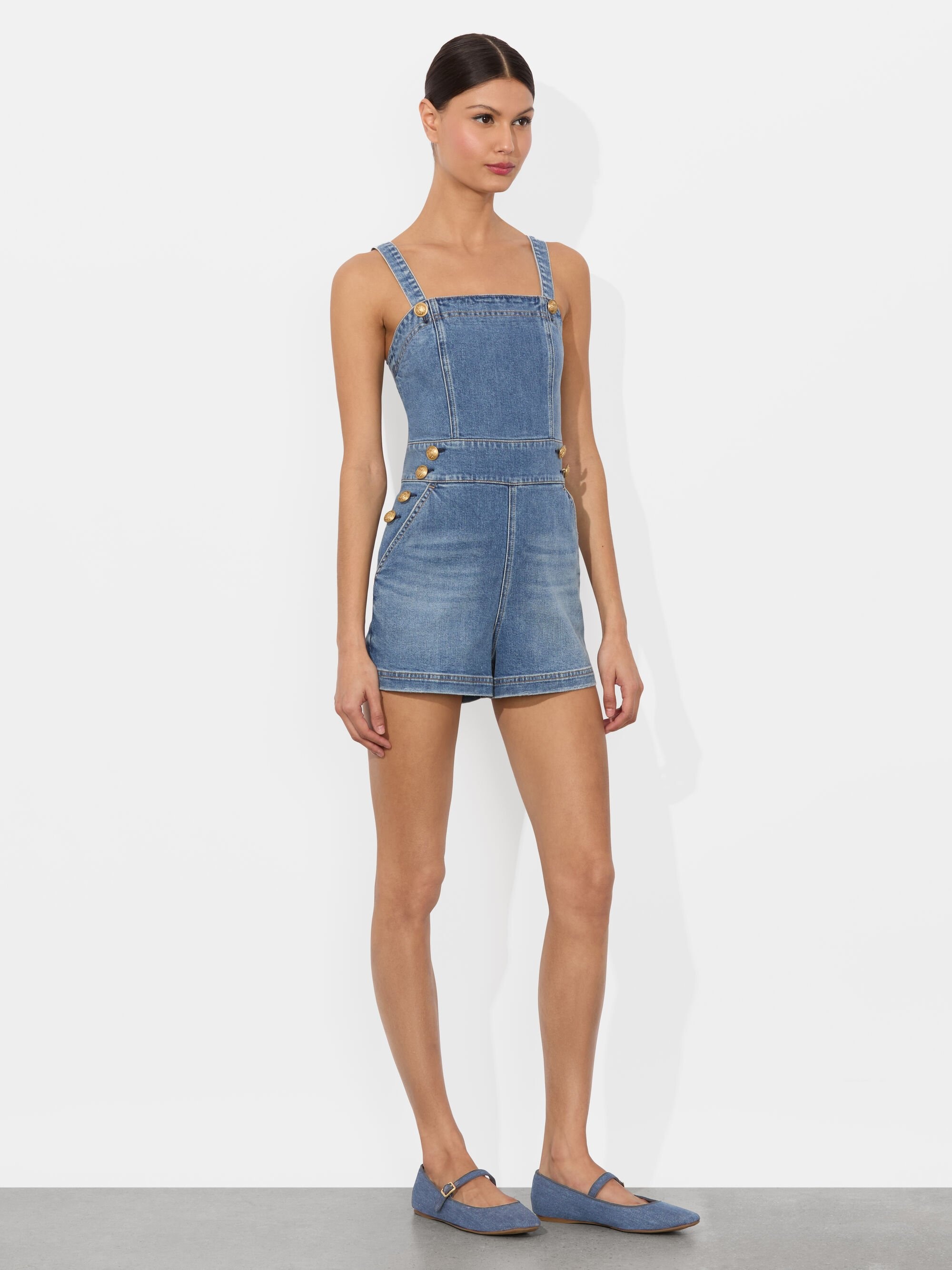 VITA DENIM ROMPER - 6