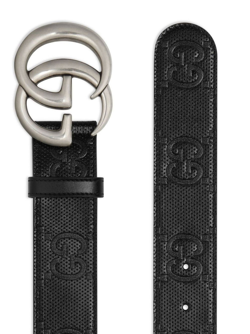 GG Marmont embossed belt 2