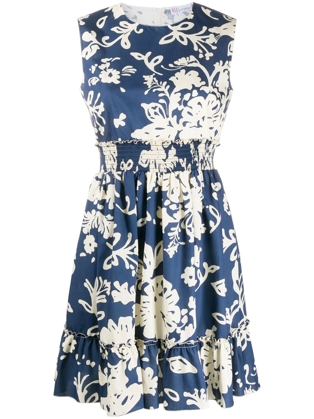 floral-print cotton dress - 1