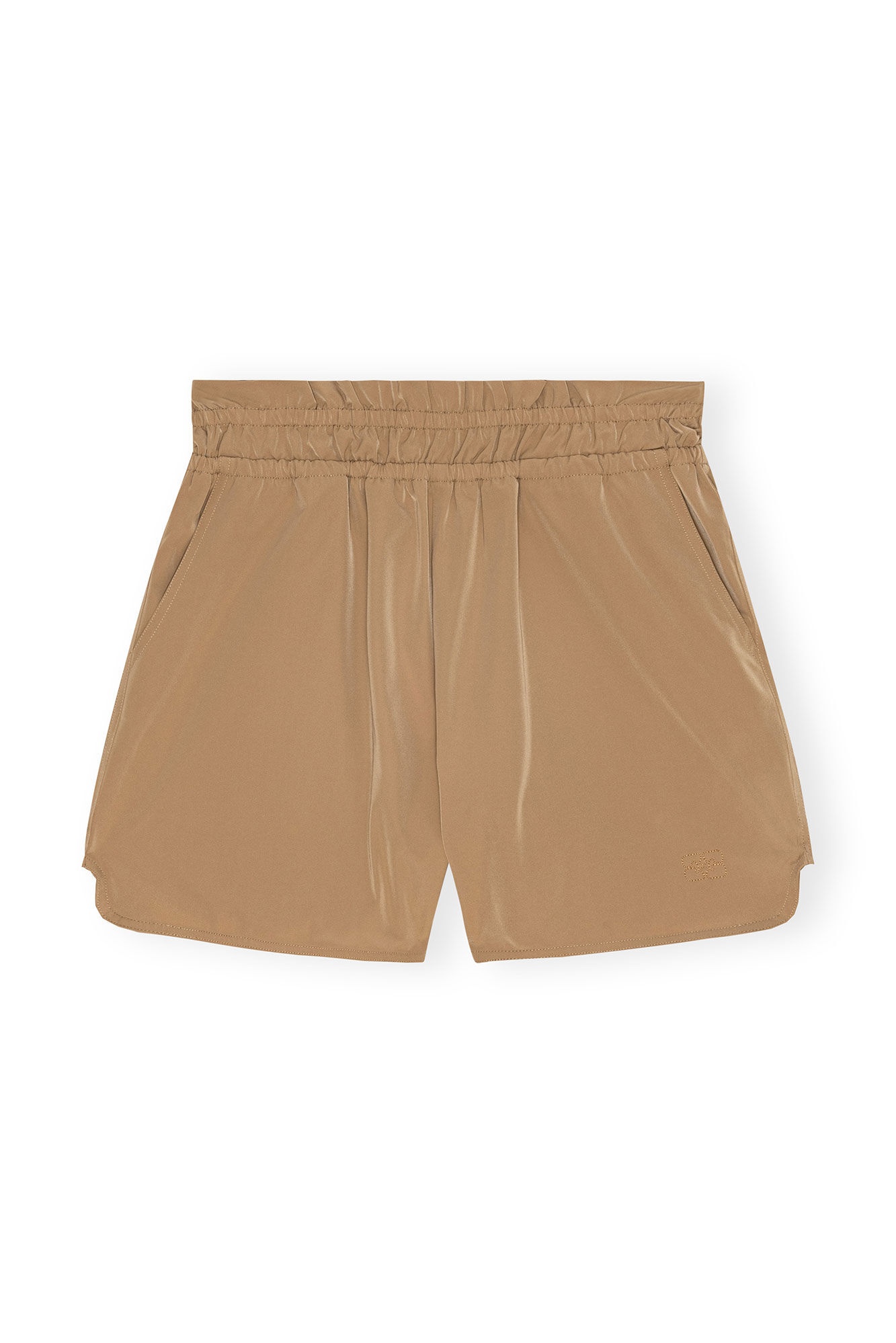 BROWN LIGHT TWILL SHORTS - 9