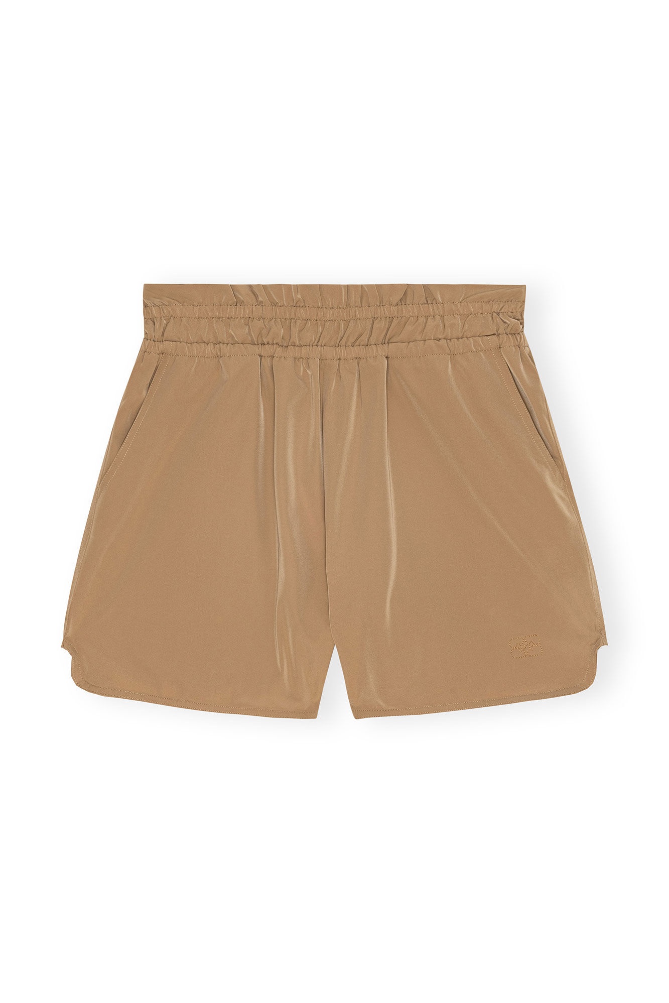 BROWN LIGHT TWILL SHORTS - 9