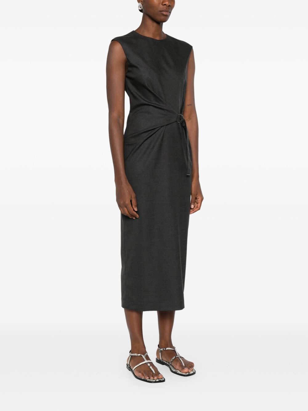 sleeveless midi dress - 3
