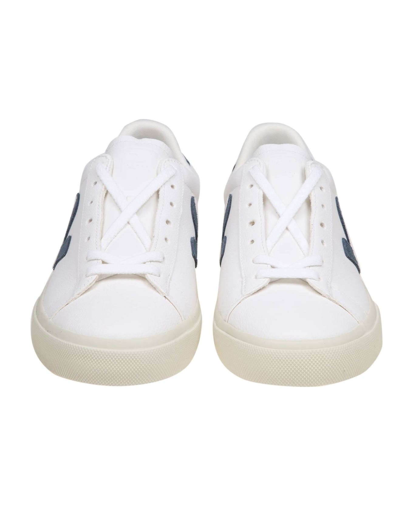 Campo Chromefree In White/blue Leather - 2