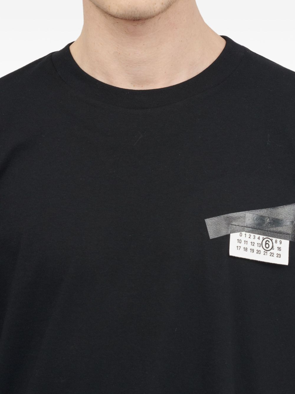 Numbers-print T-shirt - 7
