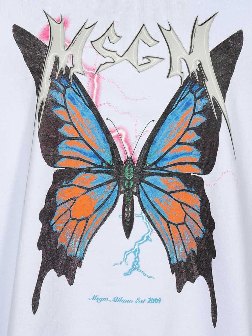 butterfly-print hoodie - 3