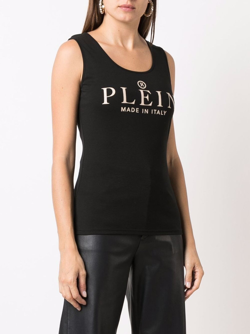 logo-print tank top 3