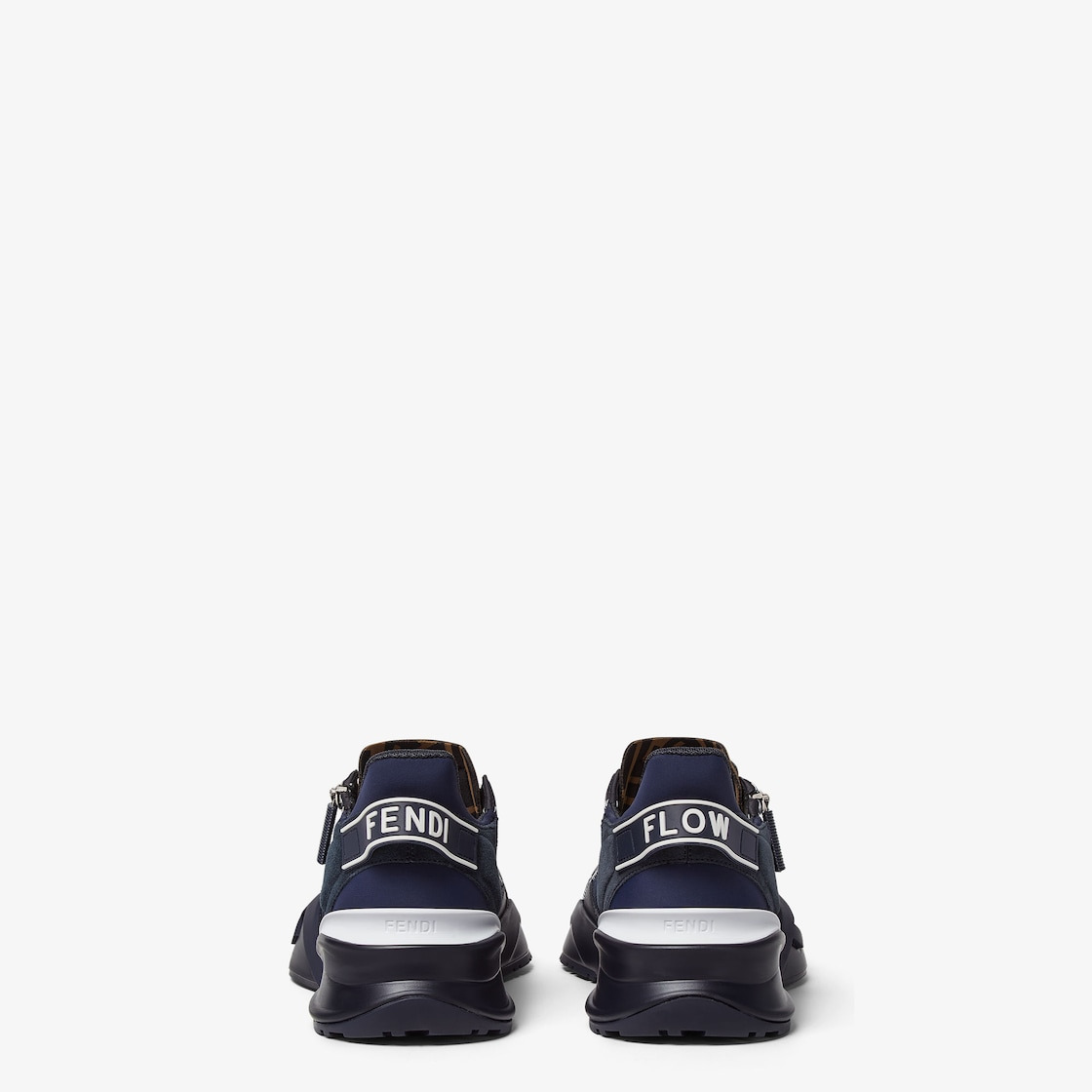Blue fabric low-tops - 3