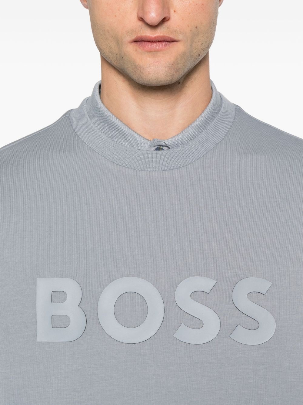 logo-embellished crew-neck sweatshirt - 5