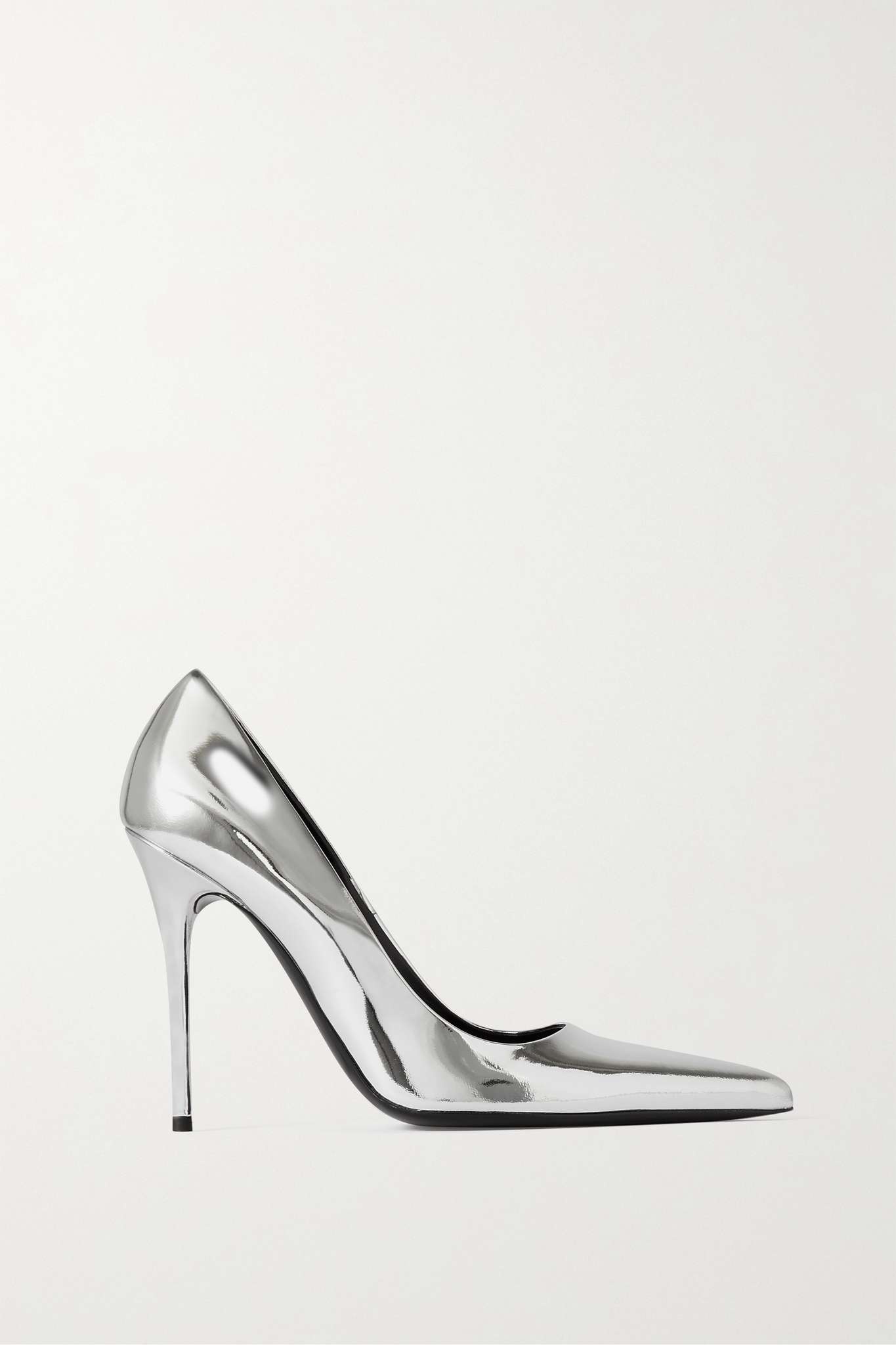 Mirrored-leather pumps - 1