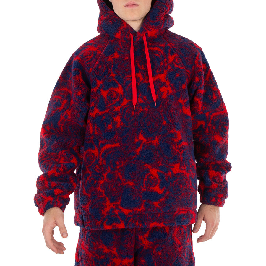 Burberry Abstract Rose Print Fleece Hoodie - 3
