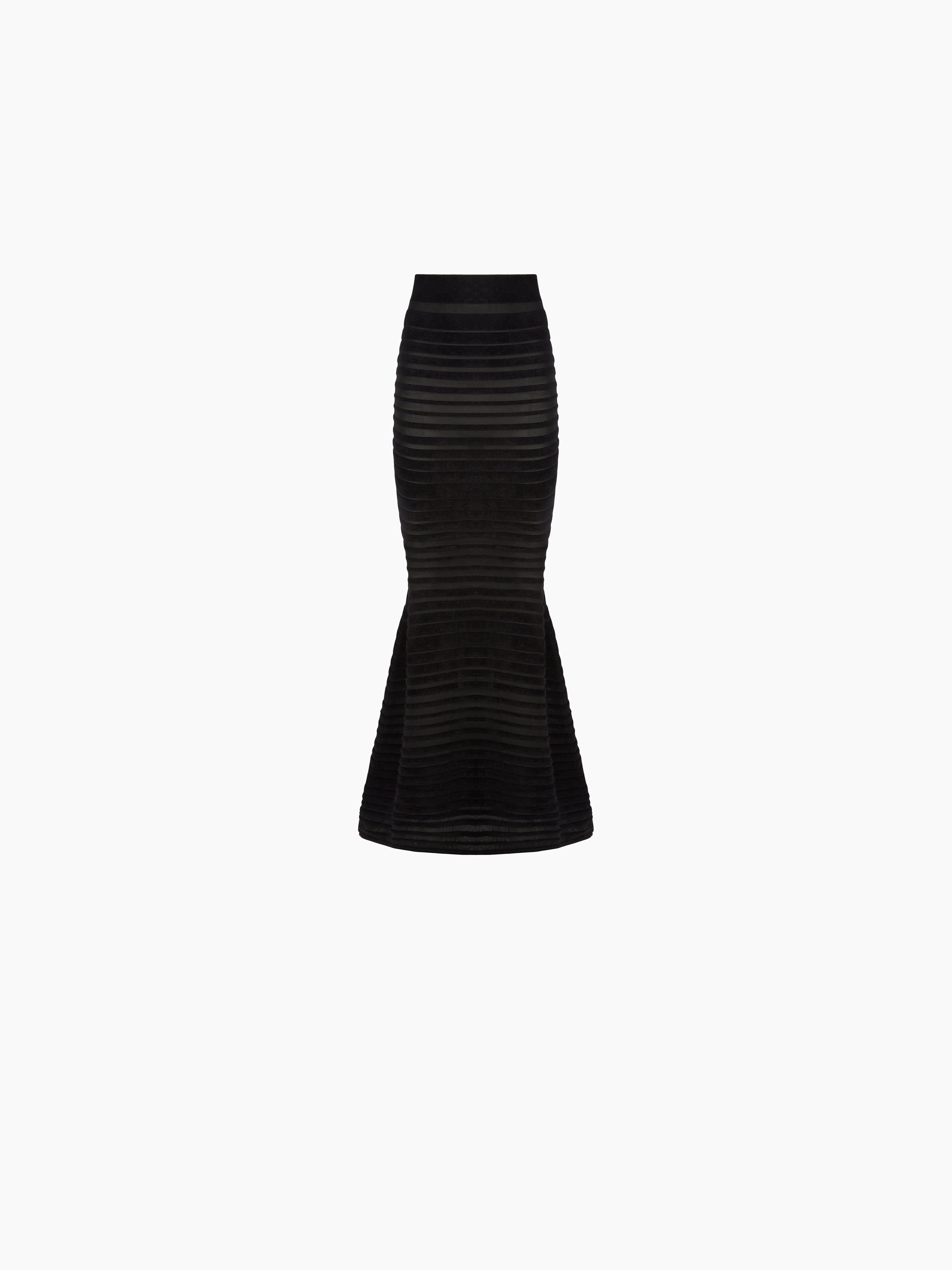 TONAL STRIPE MERMAID SKIRT - 5