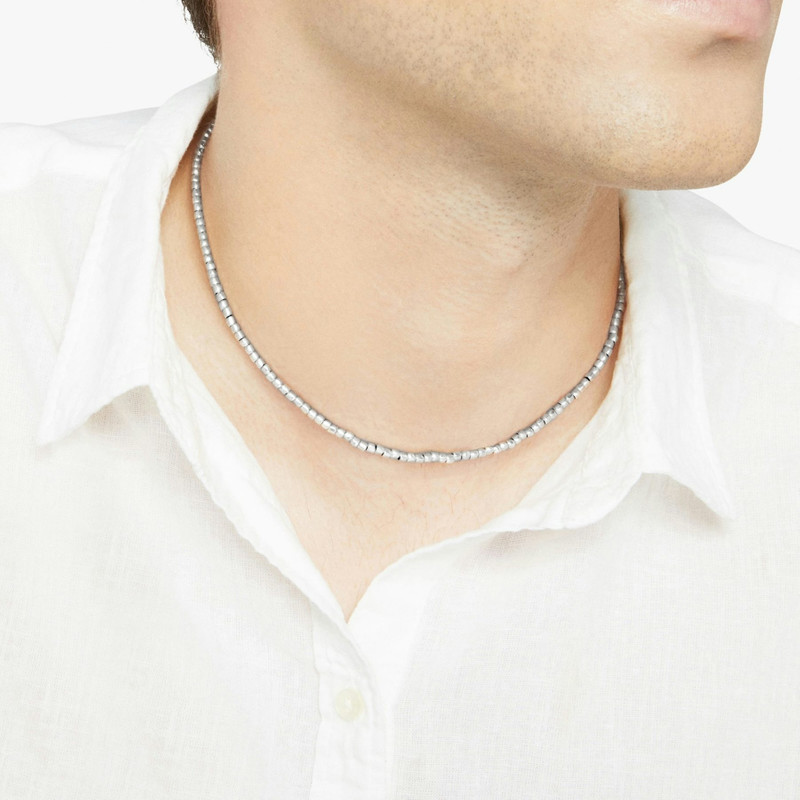 SILVER MINI GRANELLI NECKLACE 4