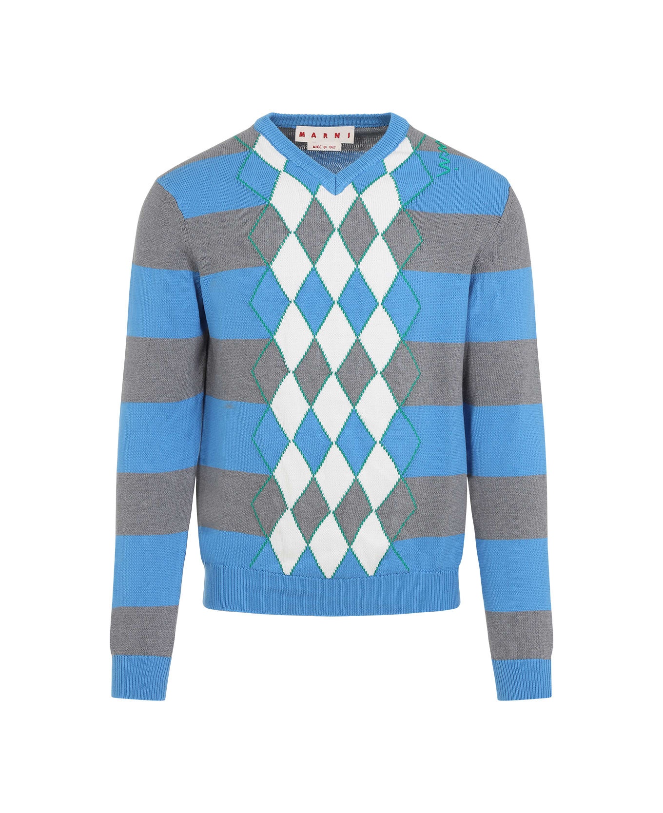 V Neck Sweater - 2