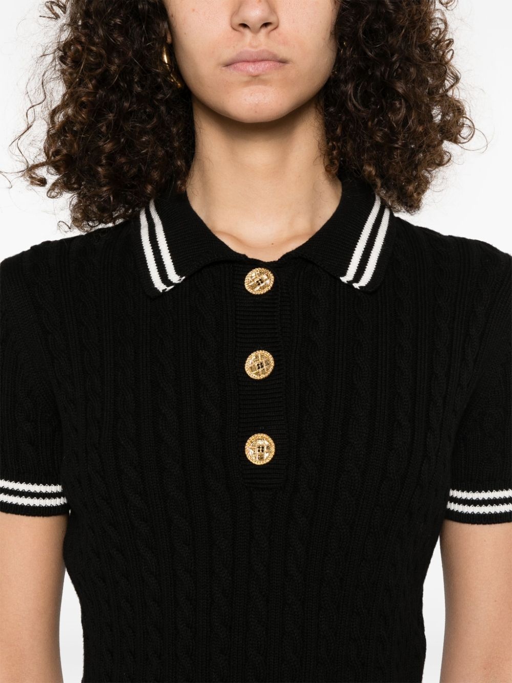 cotton polo top - 5