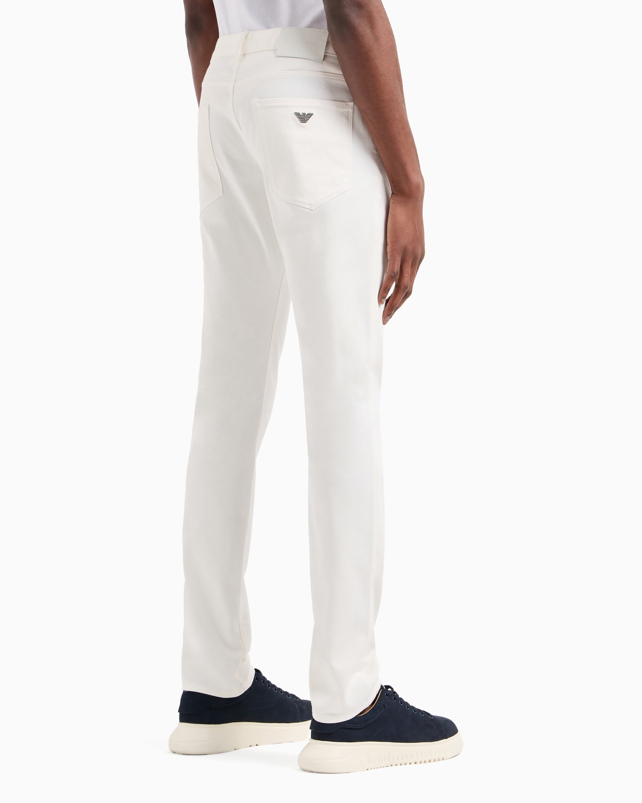 J06 Stretch-twill slim-fit trousers - 3