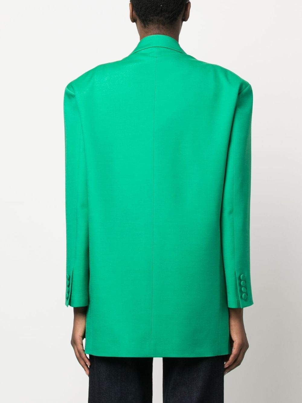 Crepe Couture double-breasted blazer - 4
