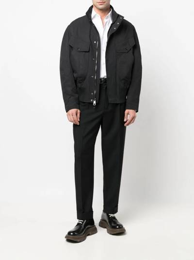 Neil Barrett funnel-neck bomber jacket outlook