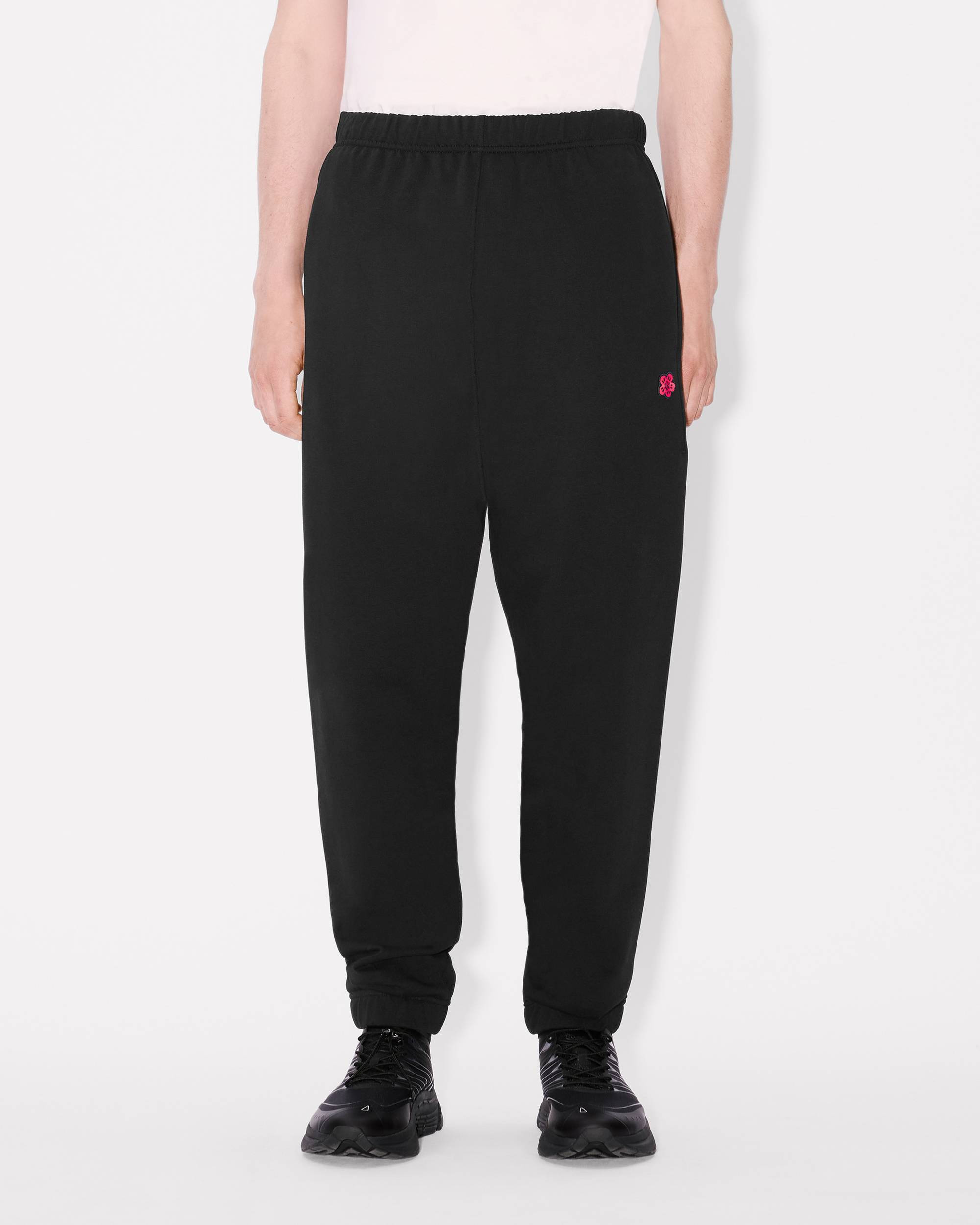 'Boke Flower' embroidered jog pants - 4