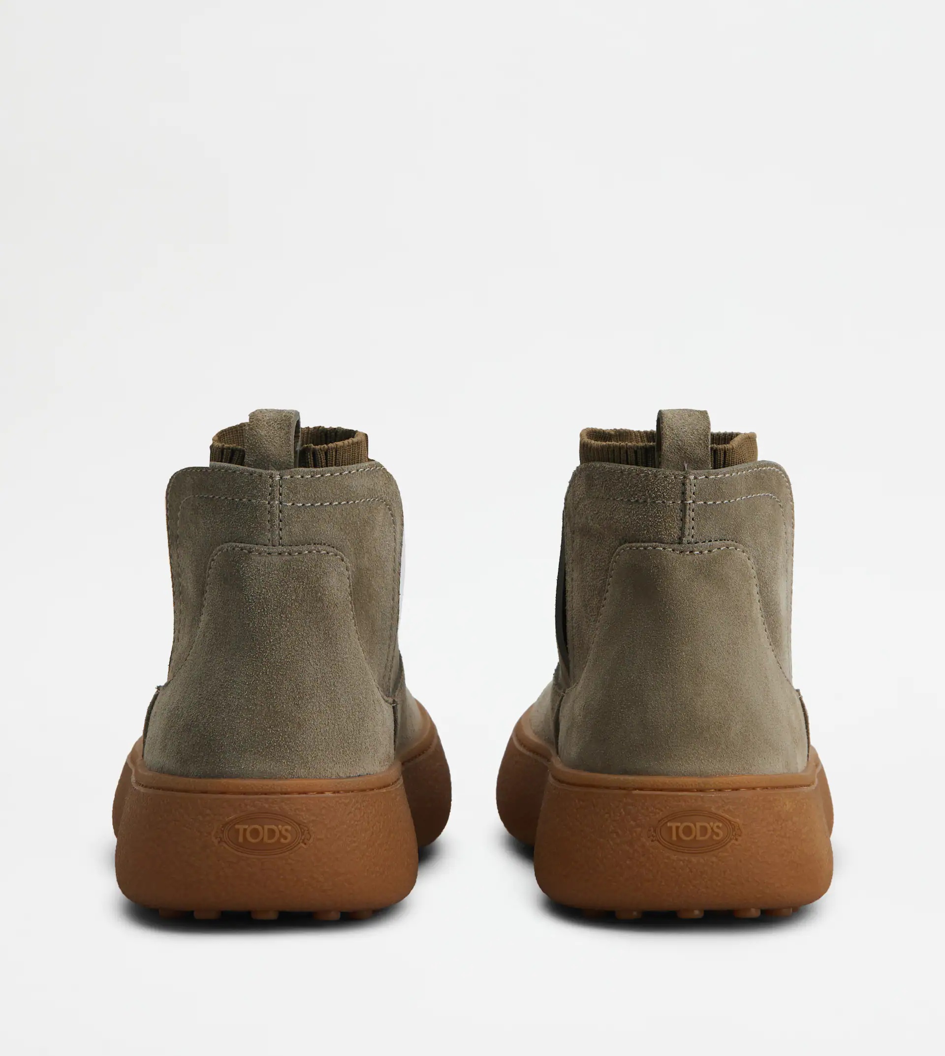 TOD'S W. G. DESERT BOOTS IN SUEDE - BEIGE - 3