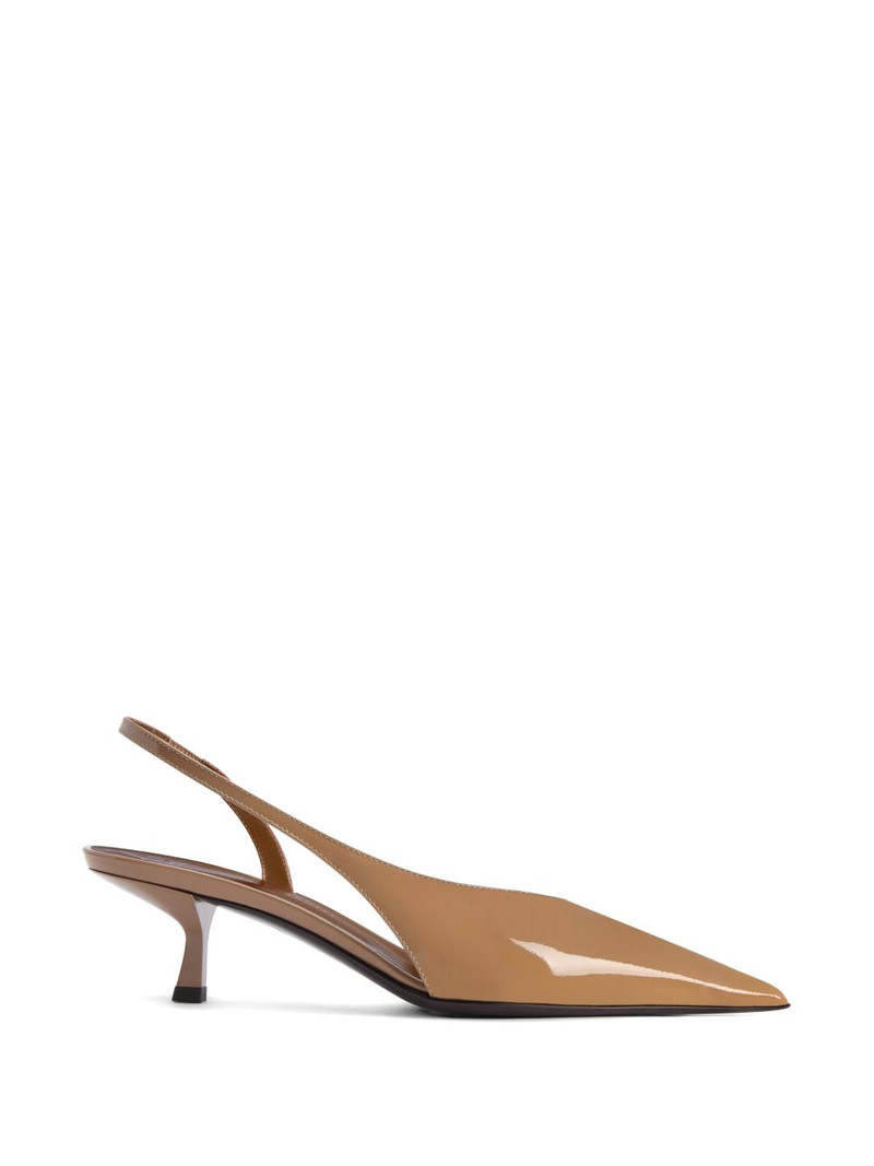 patent leather slingback pumps 1