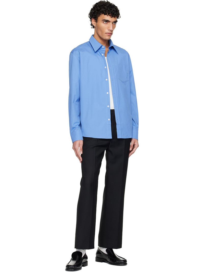 A.P.C. Blue Organic Cotton Shirt outlook