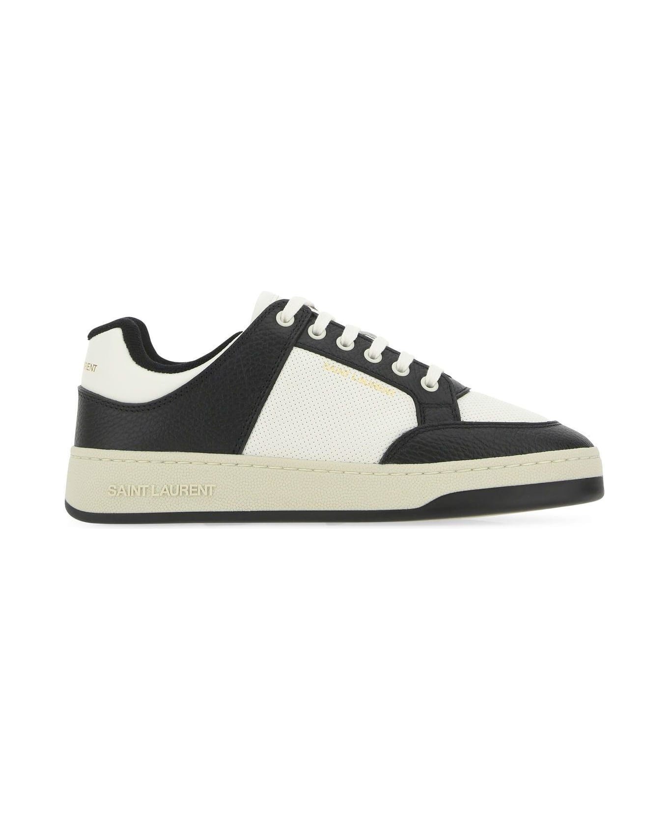 Two-tone Leather Sl/61 Sneakers - 1