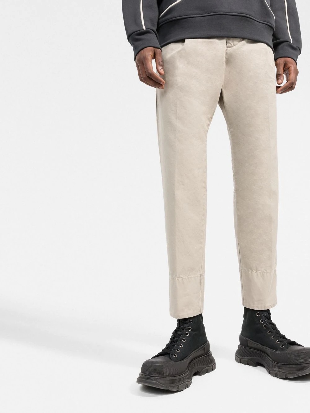 straight-leg chinos - 3