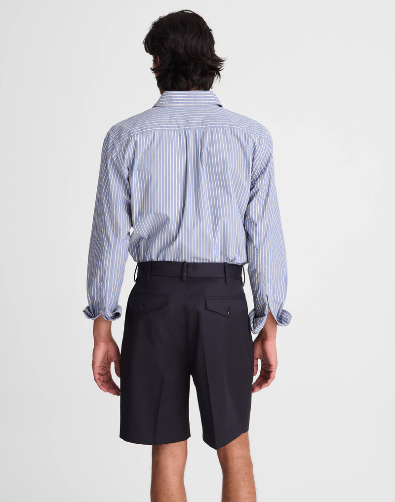 Madewell Double-Pleated Shorts in Herringbone Wool Blend outlook
