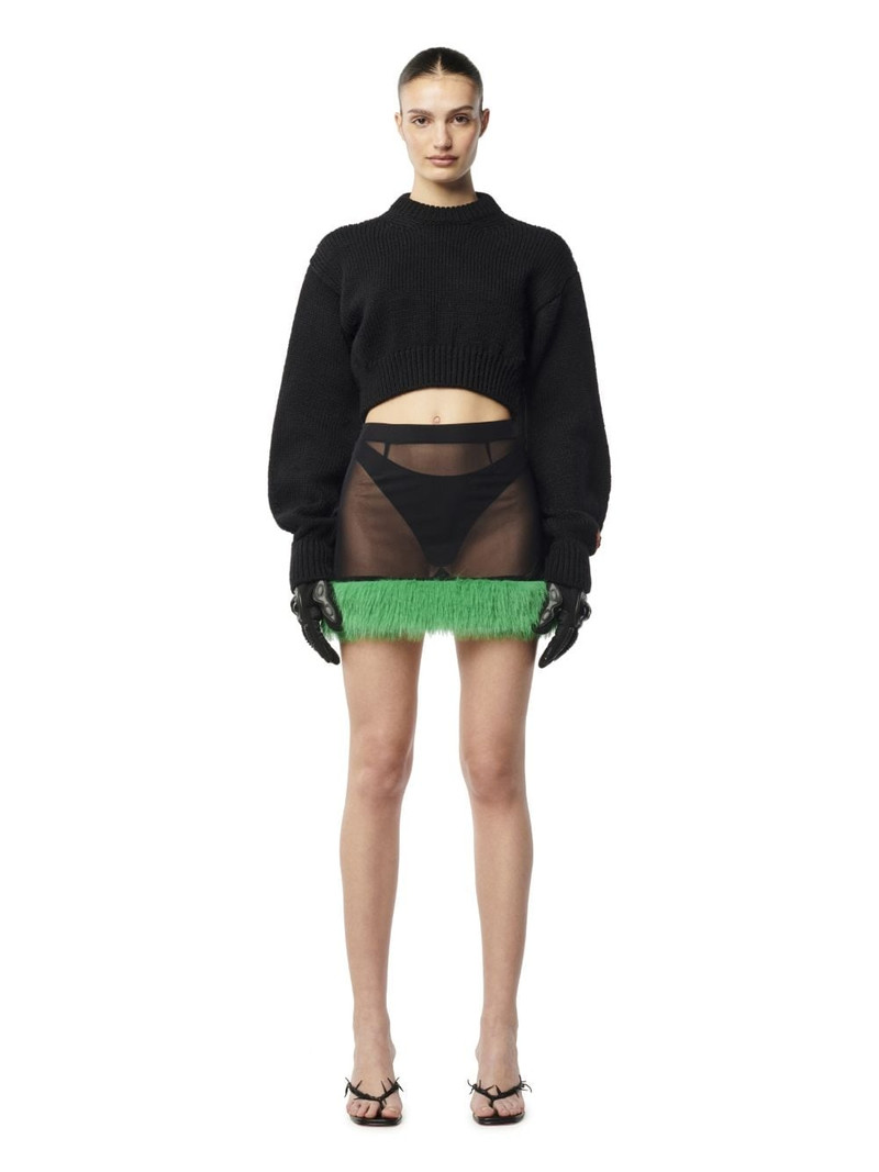 Heron Preston Crop Crewneck Back Cut Out outlook