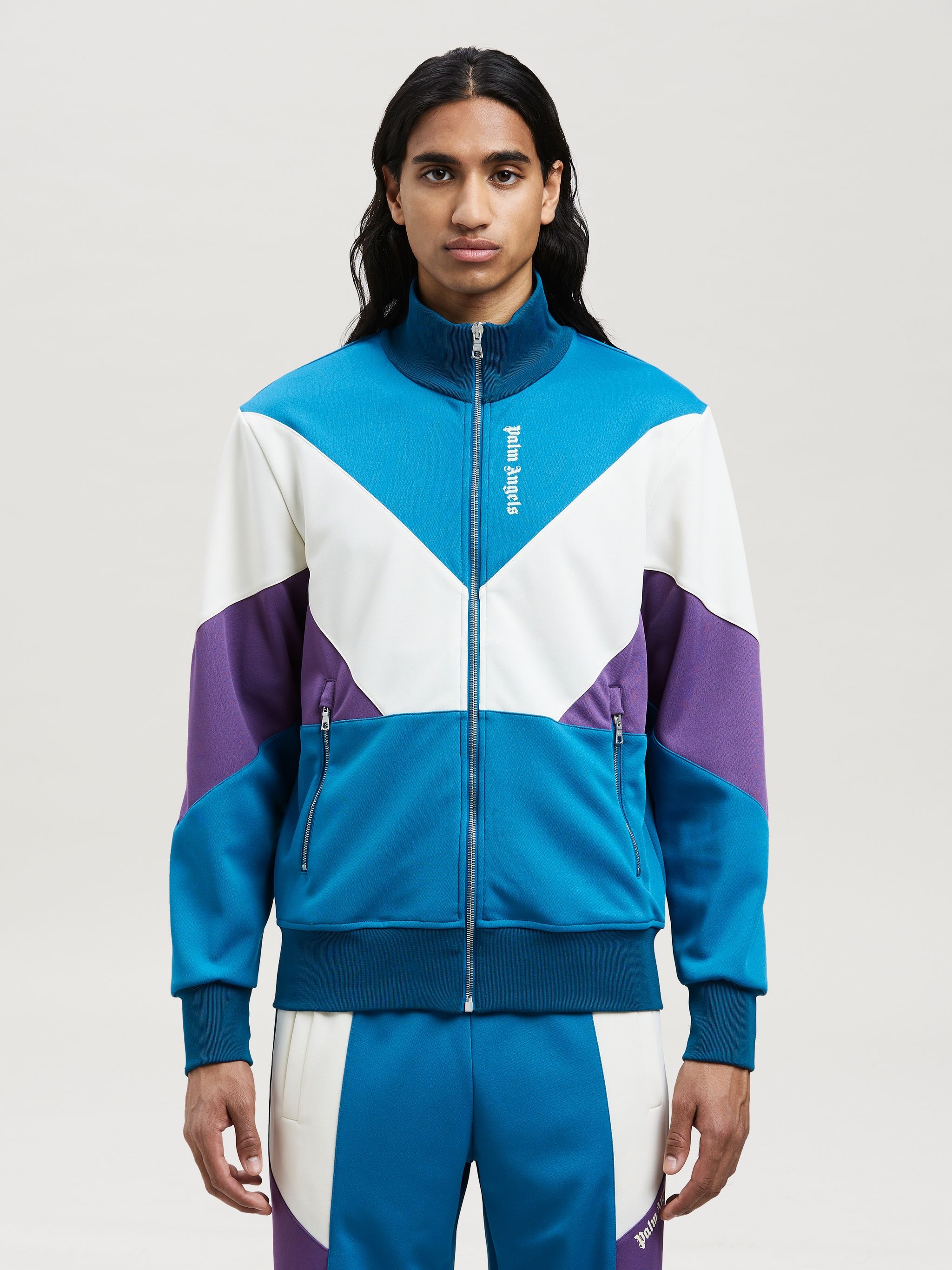 V COLORBLOCK TRACK JACKET - 3